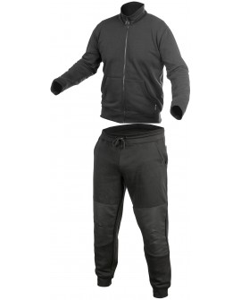 Czarny komplet  dres roboczy spodnie Murg  bluza Brend Hogert
