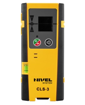 Czujnik laserowy Nivel System CLS-3 dla laserów krzyżowych CL2D/3D/4D wiązką czerwoną i zieloną (uchwyt do łaty w zestawie))